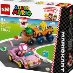 LEGO Super Mario - Mario Kart Persecución con Potenciador de Planta Piraña - 72044