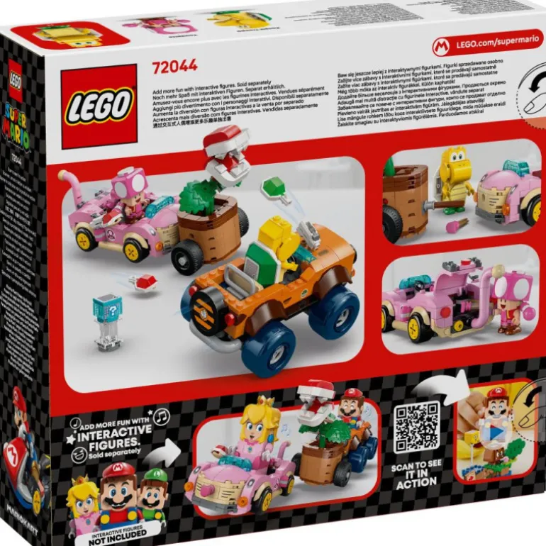 LEGO Super Mario - Mario Kart Persecución con Potenciador de Planta Piraña - 72044