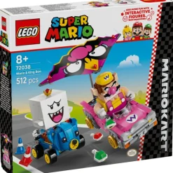 LEGO Super Mario Mario Kart Wario y Rey Boo - 72038
