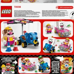 LEGO Super Mario Mario Kart Wario y Rey Boo - 72038