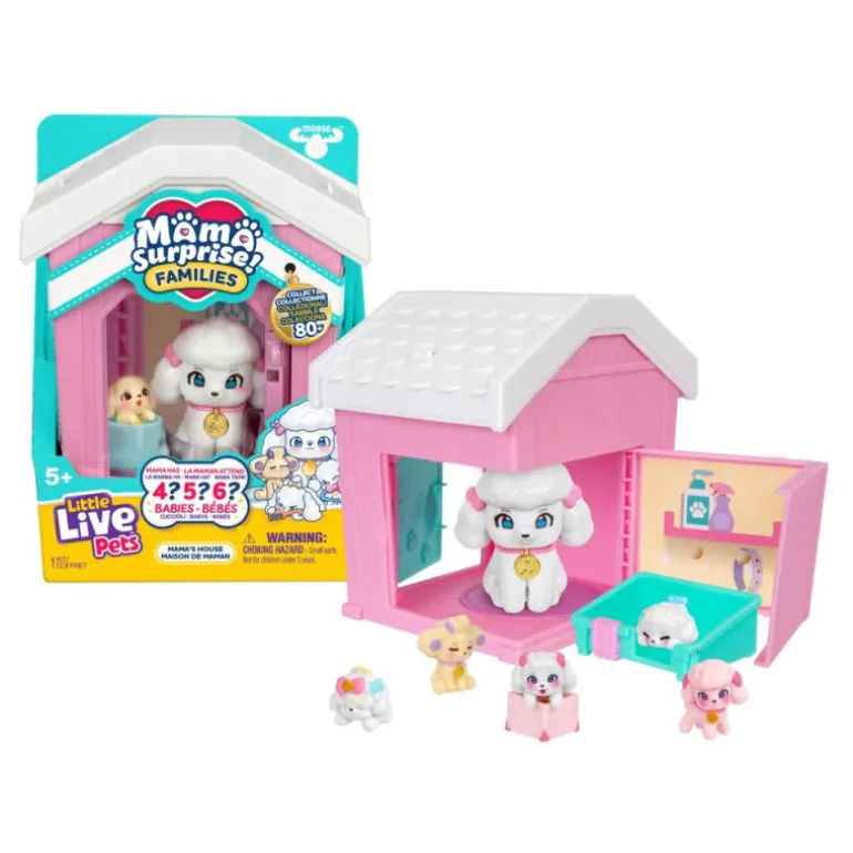 Little Live Pets Mama Surprise Families Mascota con Casita Varios Modelos