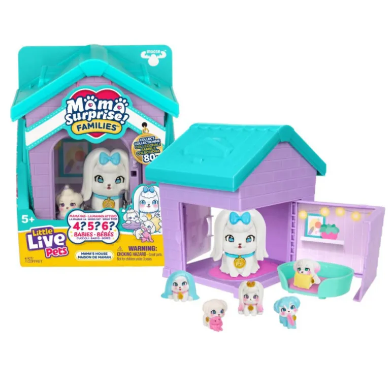 Little Live Pets Mama Surprise Families Mascota con Casita Varios Modelos