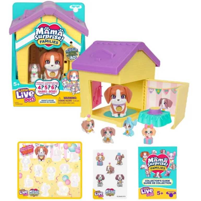 Little Live Pets Mama Surprise Families Mascota con Casita Varios Modelos