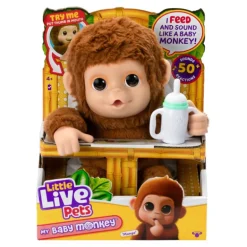 Little Live Pets My Baby Monkey Peluche Interactivo