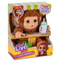 Little Live Pets My Baby Monkey Mascota Interactiva