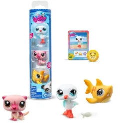 Littlest Pet Shop Pack De 3 Mascotas Varios Modelos