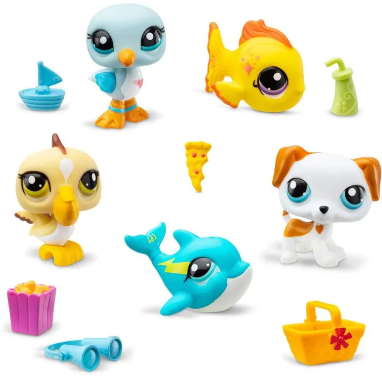 Littlest Pet Shop Pack De 5 Collector Set Varios Modelos