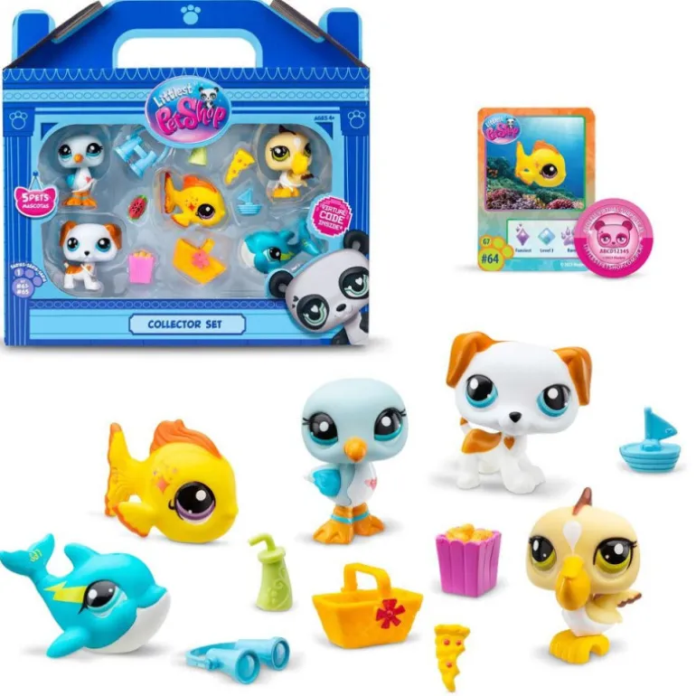 Littlest Pet Shop Pack De 5 Collector Set Varios Modelos