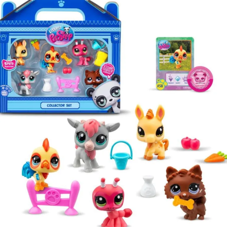 Littlest Pet Shop Pack De 5 Collector Set Varios Modelos