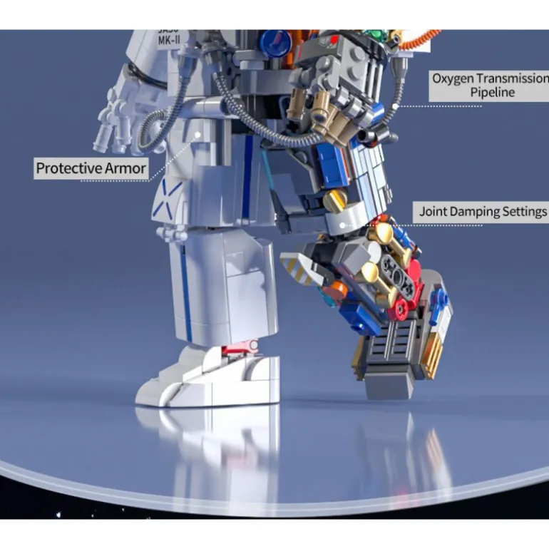 Madnesstoys Bricks Space Models Astronaut