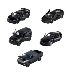 Majorette Pack 5 Coches Negros Black Edition