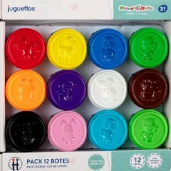 Manualidedos 12 Botes Pasta de Modelar