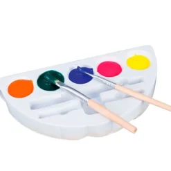 Manualidedos Estuche Témperas con 2 Pinceles