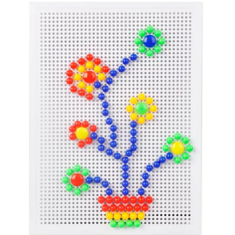 Manualidedos Mosaico Con Clavijas