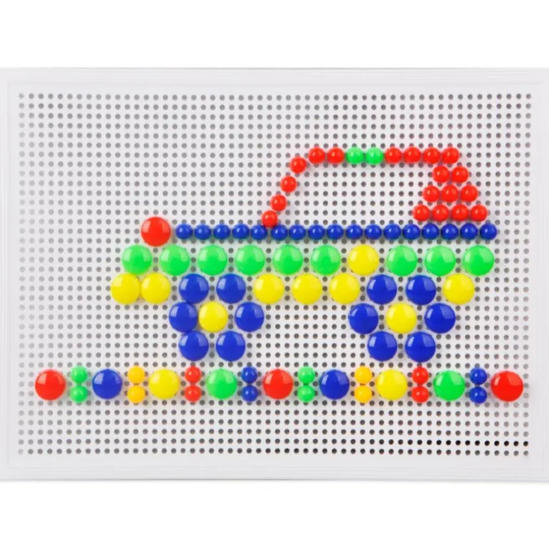 Manualidedos Mosaico Con Clavijas