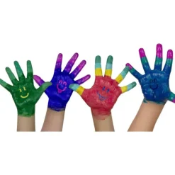 Manualidedos Pack 4 Botes Pintura de Dedos