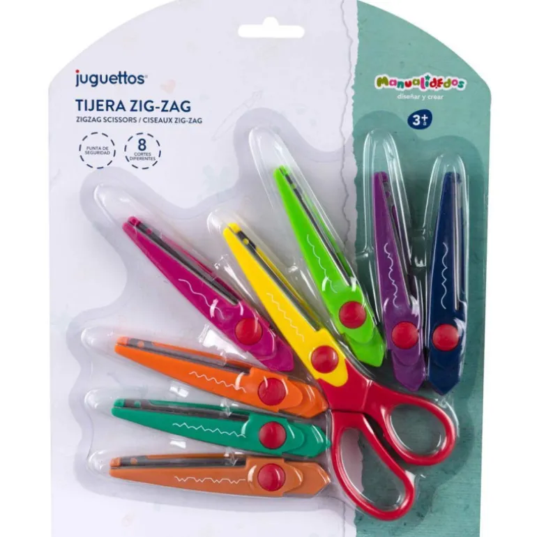 Manualidedos tijera Zig-Zag 8 en 1