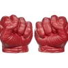 Marvel Capitán América Puños Gamma Destructores Hulk Rojo