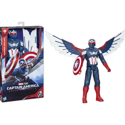 Marvel Capitán América Titan Hero Series Figura Deluxe