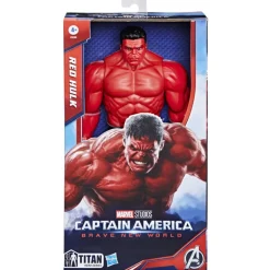 Marvel Capitán América Titan Hero Series Figura Hulk Rojo