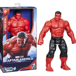 Marvel Capitán América Titan Hero Series Figura Hulk Rojo