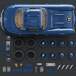 Mattel Brick Shop Hot Wheels Premium Series Juego de Construcción Mercedes-Benz 300 SL. 1600 piezas