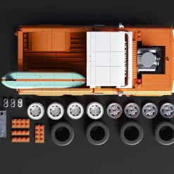 Mattel Brick Shop Hot Wheels Camioneta Custom 62 Chevy con 858 piezas