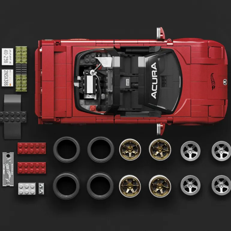 Mattel Brick Shop Hot Wheels 90 Acura NSX Elite Series 876 piezas