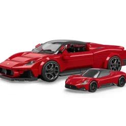 Mattel Brick Shop Hot Wheels Maserati MC20 - Speed Series, 250 piezas