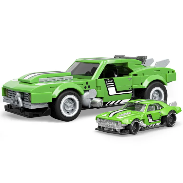 Mattel Brick Shop Hot Wheels Custom 68 Camaro Speed Series, 289 piezas
