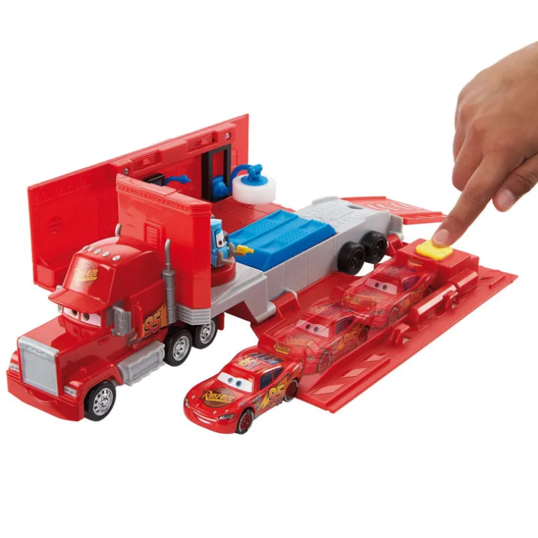 Mattel Cars Camión Mack Convertible en Pista
