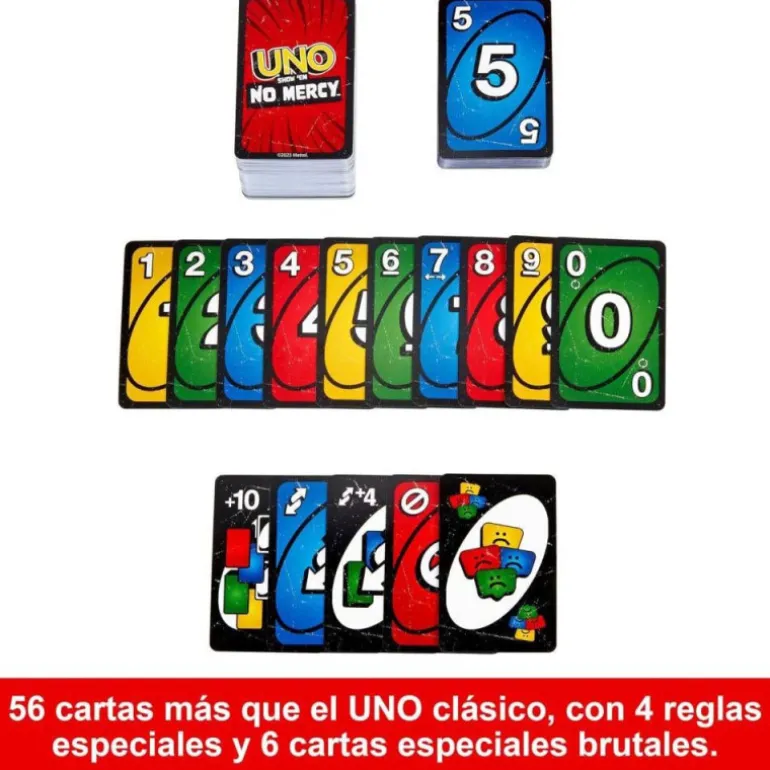 Mattel Games Juego de Cartas UNO Show'Em No Mercy
