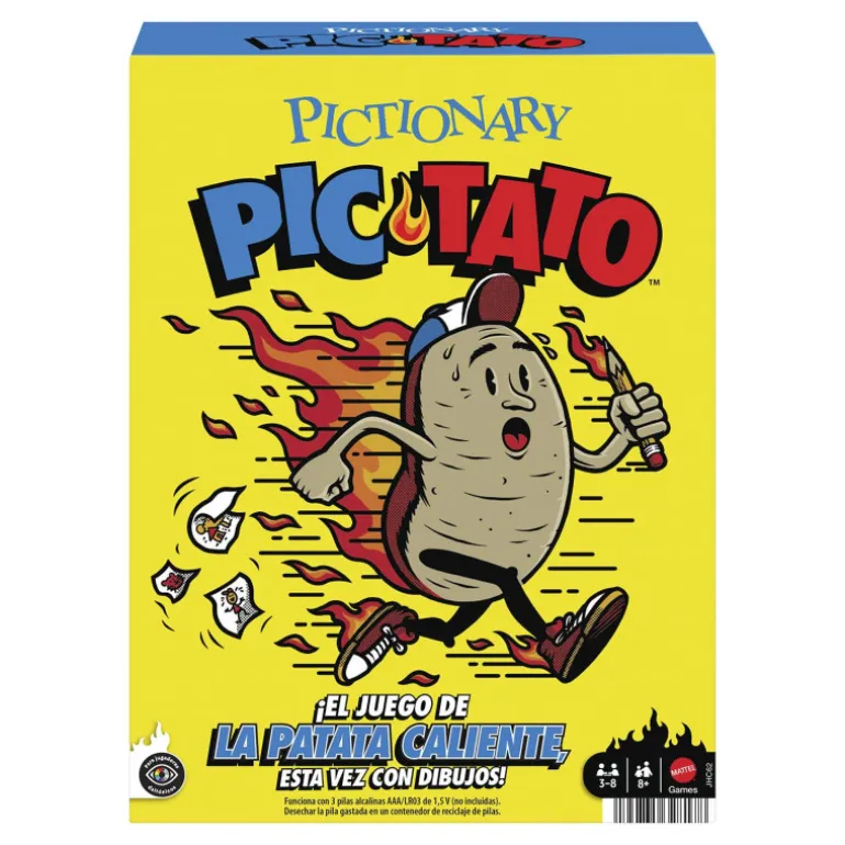 Mattel Games Pictionary Pic-Tato Juego de Mesa de la Patata Caliente