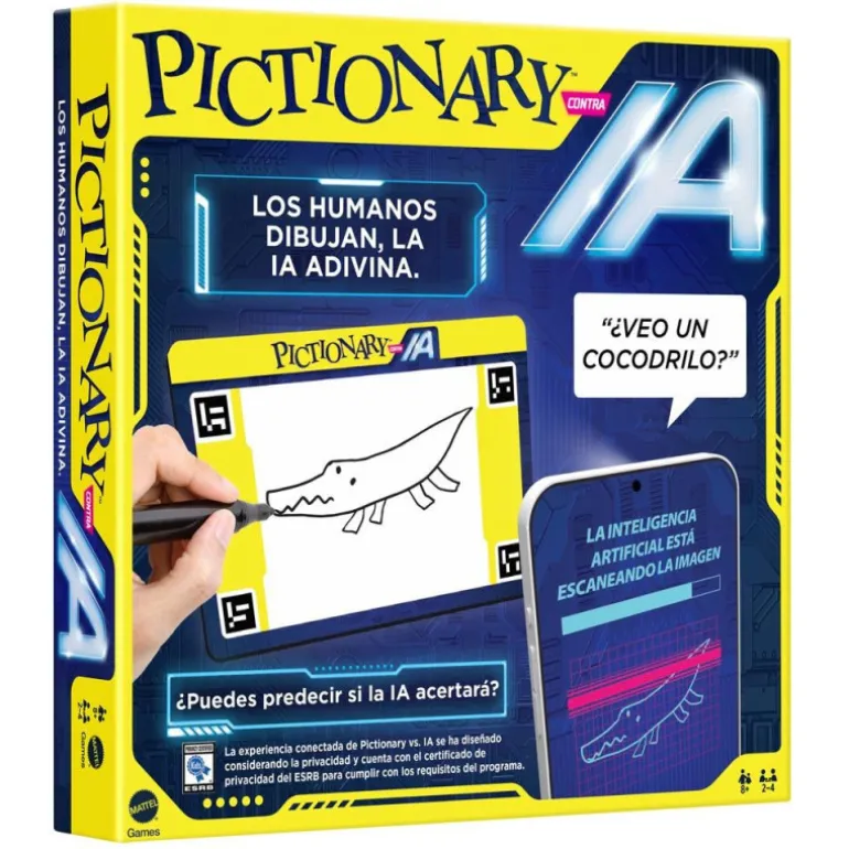 Mattel Games Pictionary Vs Inteligencia Artificial Juego Mesa