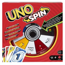 Mattel Games UNO Spin Juego de Cartas con Ruleta