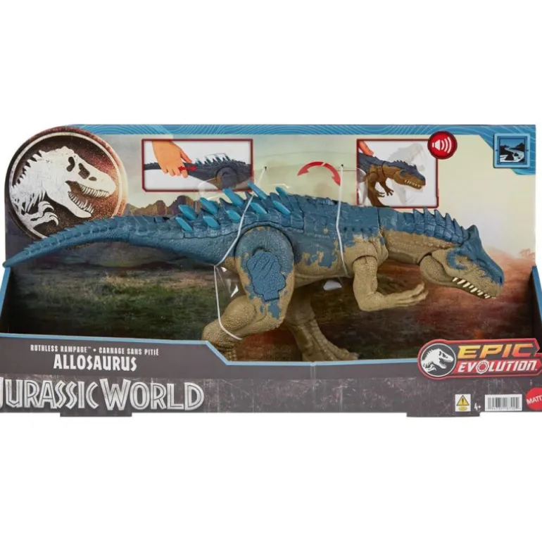 Mattel Jurassic World Dinosaurio Allosaurus