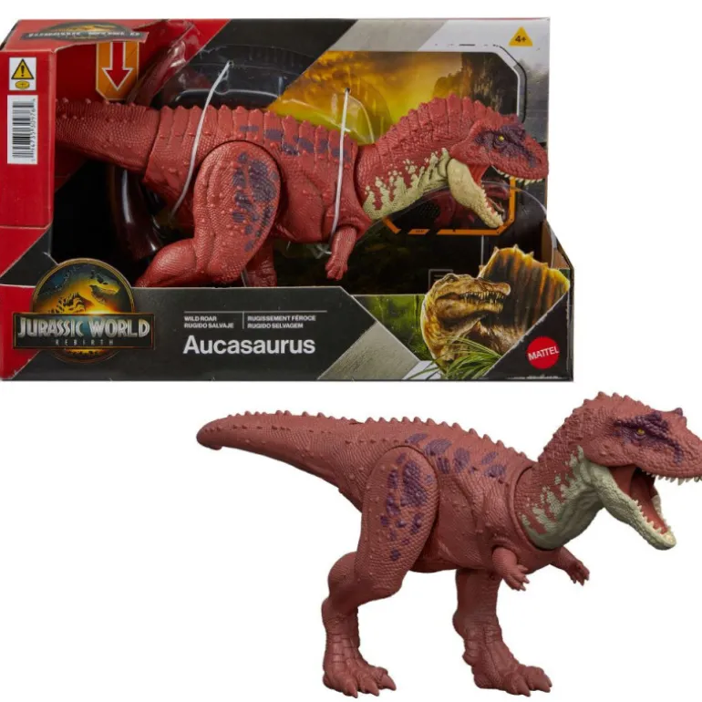 Mattel Jurassic World: El Renacer Rugido Salvaje Aucasaurus