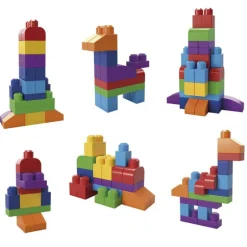 Mega Bloks Bolsa de Construcción 60 Piezas Bolsa Azul