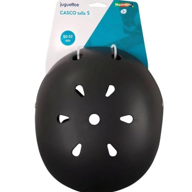 Megaventura Casco Monopatín Negro Talla S