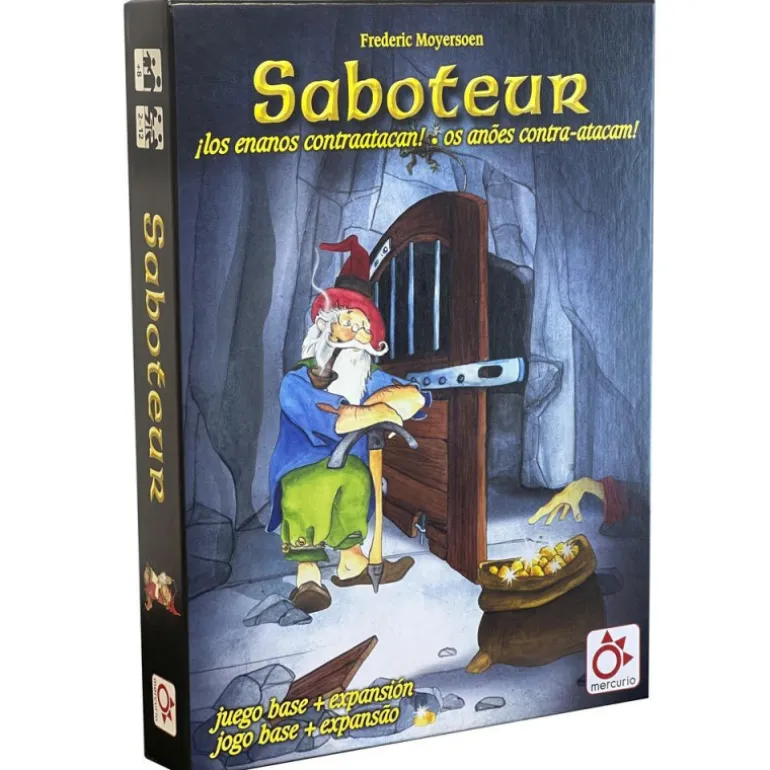 Mercurio Saboteur Juego de Mesa Juego Base + Expansión