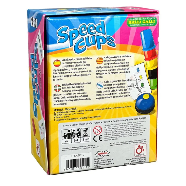 Mercurio Speed Cups Juego de Mesa