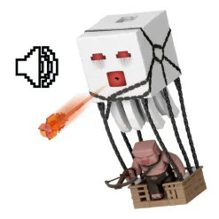 Minecraft La Película Conjunto de Figuras Ghast de Ataque con Proyectiles