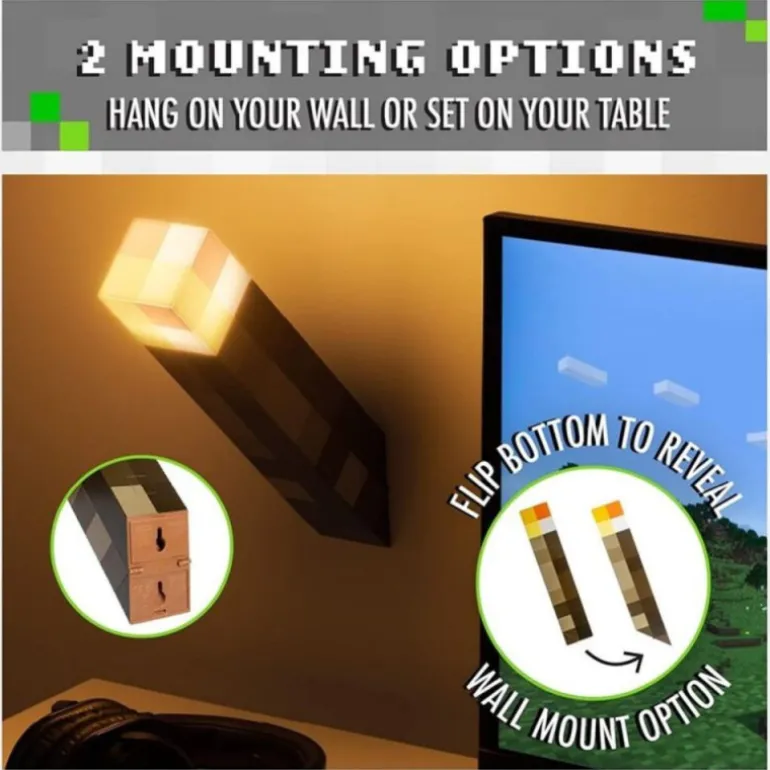 Minecraft Lámpara Antorcha