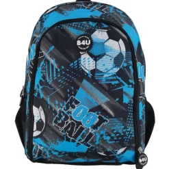 Mochila Grande con Cantoneras de Goma B4U Calcio Azul