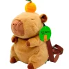 Mochila Peluche Capibara 3D 30 cm