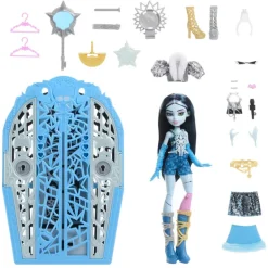 Monster High Conjunto de Juego de Frankie Stein de Skulltimate Secrets Hauntlywood Mysteries