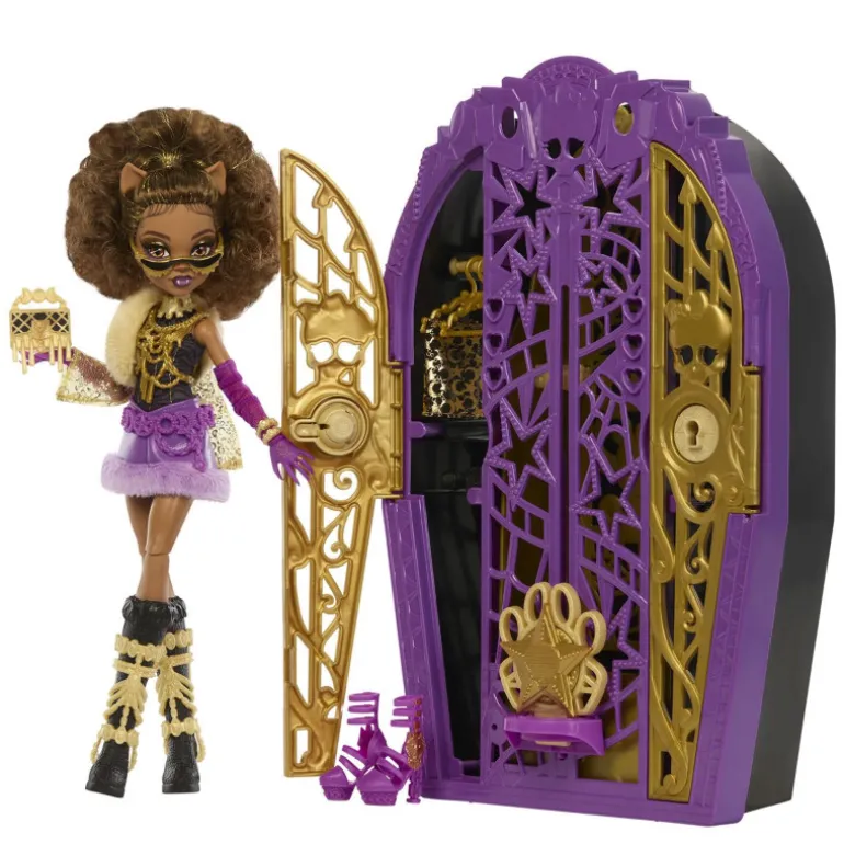 Monster High Conjunto de Juego de Clawdeen Wolf de Skulltimate Secrets Hauntlywood Mysteries