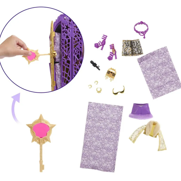 Monster High Conjunto de Juego de Clawdeen Wolf de Skulltimate Secrets Hauntlywood Mysteries