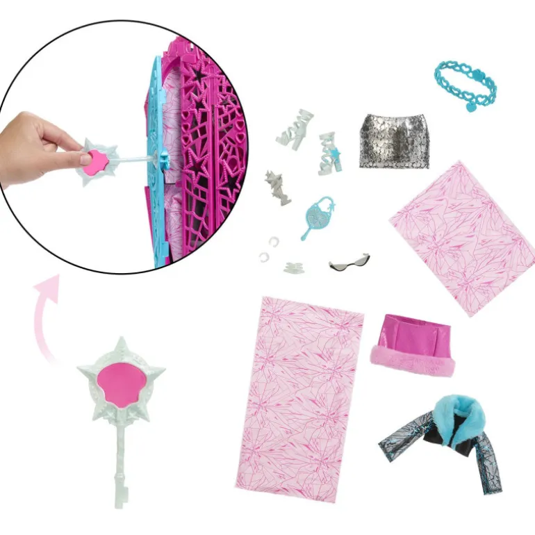 Monster High Conjunto de Juego de Catty Noir de Skulltimate Secrets Hauntlywood Mysteries