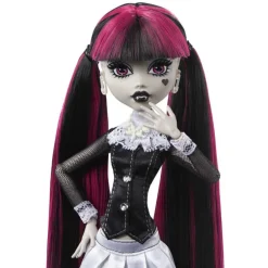 Monster High Muñeca Draculaura en Blanco y Negro con Pósteres